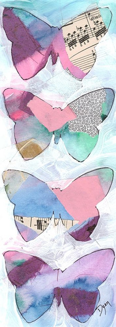 Butterfly Window Panel 2 Poster Print by Beverly Dyer # BDPL013B