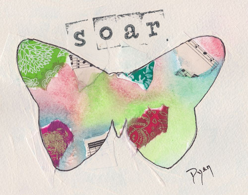 Butterfly Soar Poster Print by Beverly Dyer # BDRC104H