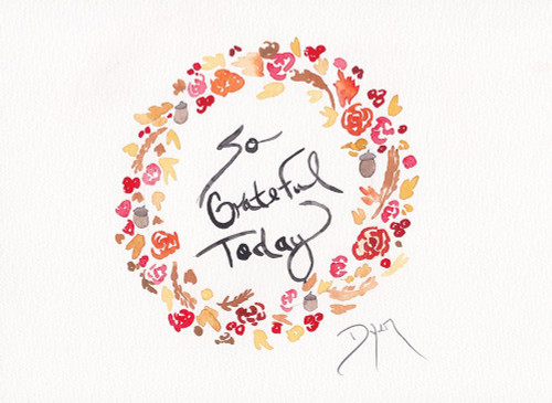 Fall Wreath I Poster Print by Beverly Dyer # BDRC207A