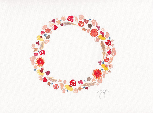 Fall Leaf III Poster Print by Beverly Dyer # BDRC207C