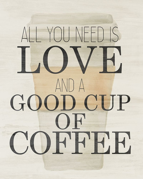 A Good Cup of Coffee Poster Print by Ann Bailey # BARC057A