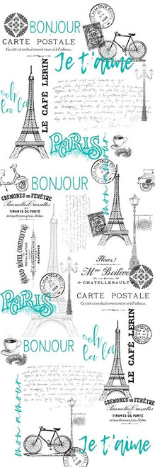 Bonjour Poster Print by Ann Bailey # BAPL022A
