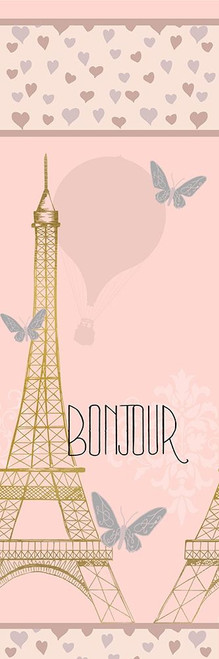 Hearts of Paris Poster Print by Ann Bailey # BAPL025A