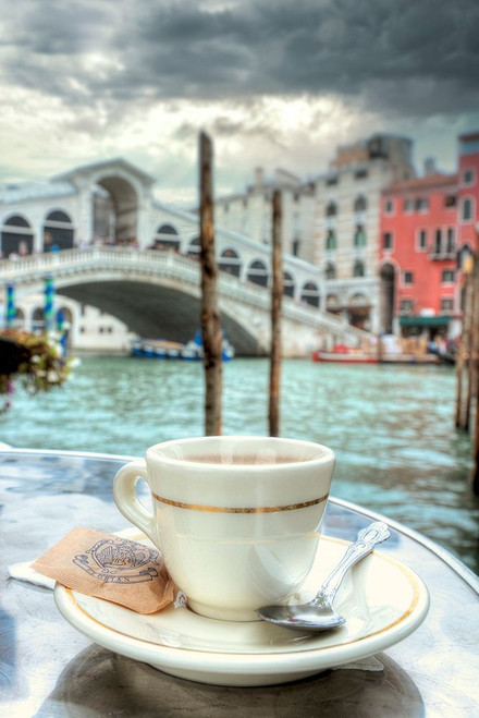 Caffe Rialto Bridge #1 Poster Print by Alan Blaustein # B4011D