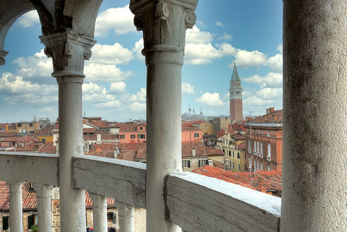 Scala Contarini del Bovolo #6 Poster Print by Alan Blaustein # B4000D