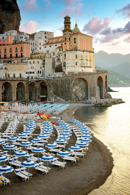 Sunrise Atrani #4 Poster Print by Alan Blaustein # B4032D