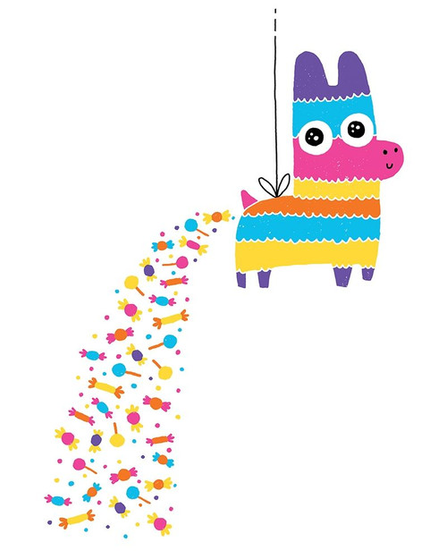Pinata Poop Poster Print by Michael Buxton # B3851D