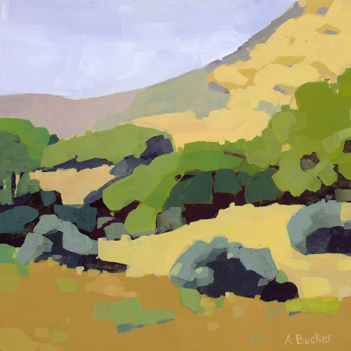 Hillside Poster Print by Anne Becker # B3955D