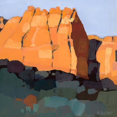 Red Rock Poster Print by Anne Becker # B3956D