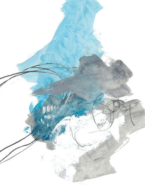 Indigo Field No 1 Poster Print by Bronwyn Baker # B3915D