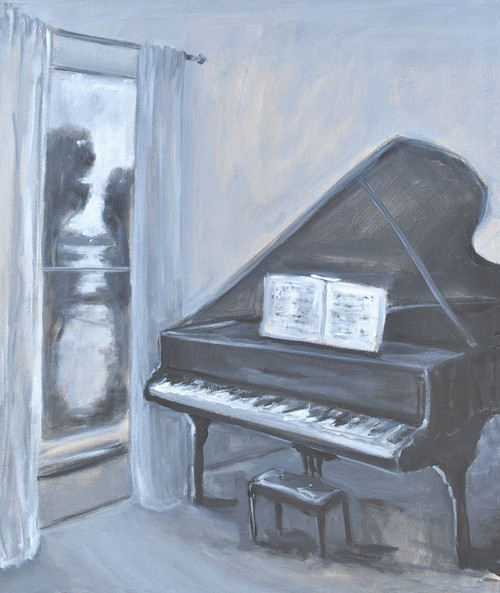 Piano With A View Poster Print by Allayn Stevens # AS20066
