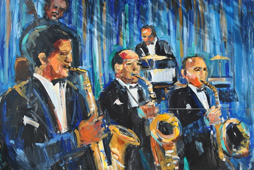 Horn Section Poster Print by Allayn Stevens # AS20042