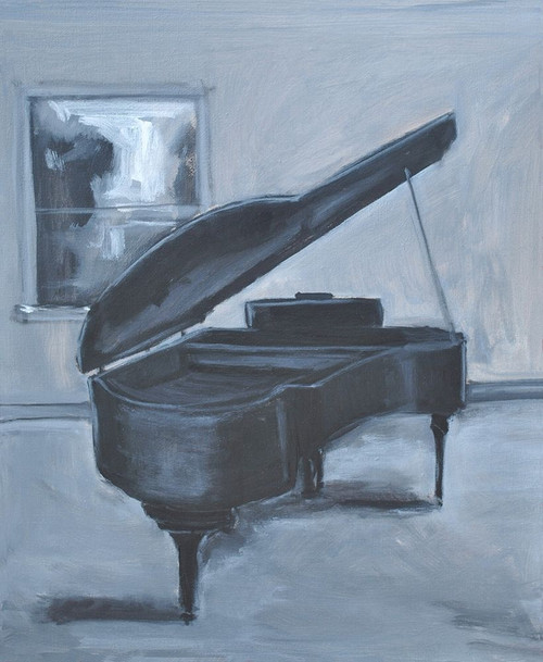Blue Piano Poster Print by Allayn Stevens # AS20067
