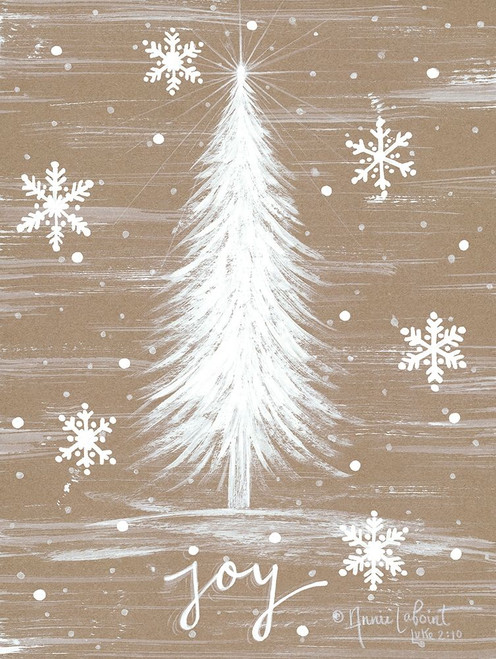 Joy Christmas Tree Poster Print by Annie LaPoint # ALP1895