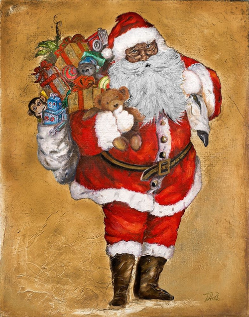 African American Presents From St Nick Poster Print by Patricia Pinto # 8675M