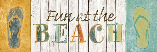 Fun at the Beach Poster Print by SD Graphics Studio SD Graphics Studio # 8304D