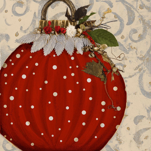 Red Ornament I Poster Print by Patricia Pinto # 7664B