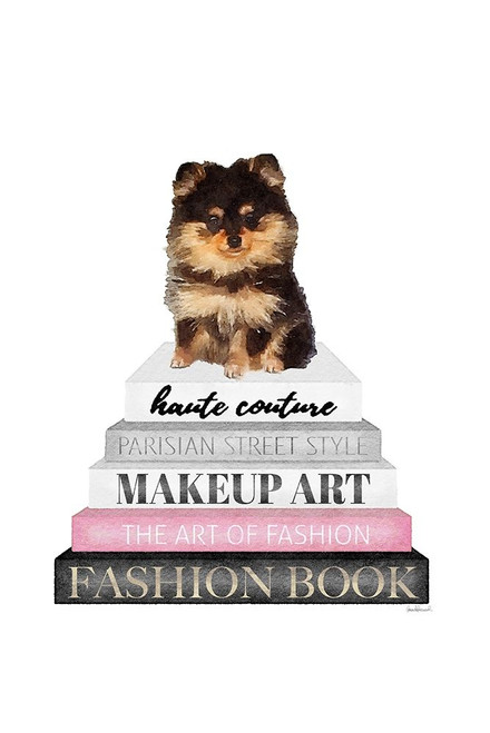 Yorkie Bookstack III Poster Print by Amanda Greenwood Amanda Greenwood # AGD117293