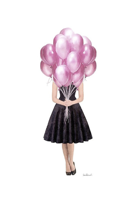 Pink Balloon Girl Poster Print by Amanda Greenwood Amanda Greenwood # AGD117348