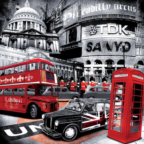 London Piccadilly Circus Poster Print by BRAUN Studio BRAUN Studio # A515