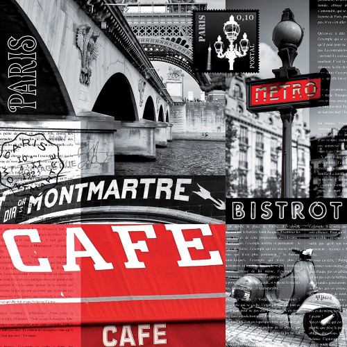 Cafe parisien Poster Print by BRAUN Studio BRAUN Studio # A593
