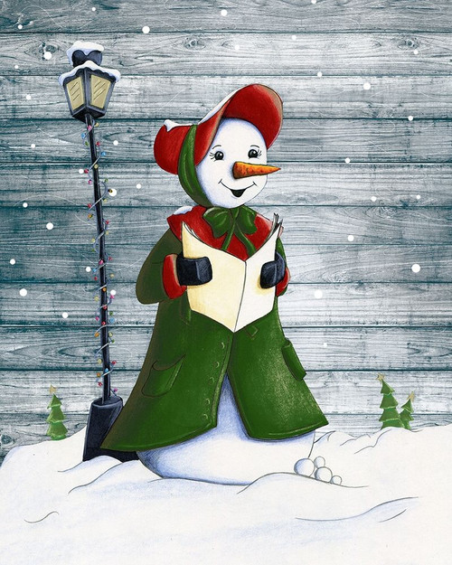 Christmas Snowmen I Poster Print by Josefina Josefina # 9615D
