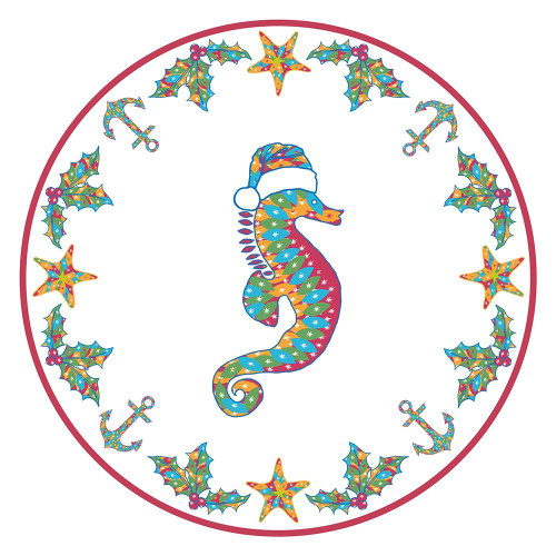 A Coastal Christmas III Poster Print by Nicholas Biscardi # 9611J