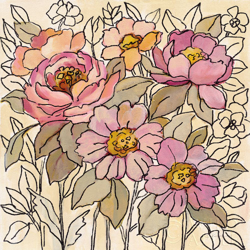 Spring Lace Floral I Poster Print by Silvia Vassileva # 64822