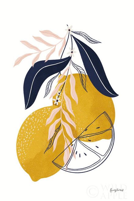 Lemons II Poster Print by Becky Thorns # 64703