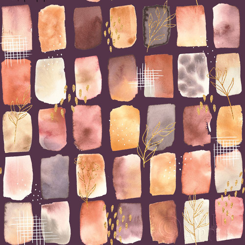 Desert Blooms Pattern XIIB Poster Print by Laura Marshall # 64868