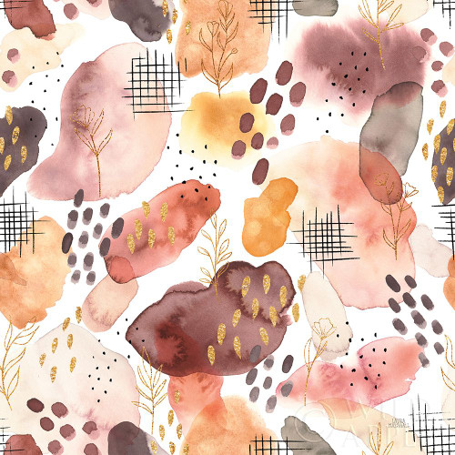 Desert Blooms Pattern I Poster Print by Laura Marshall # 64851