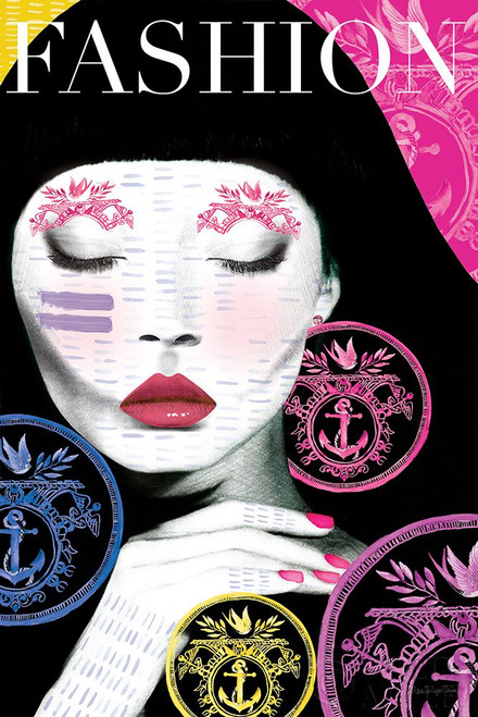 Fashion Poster Print by Mercedes Lopez Charro # 64614