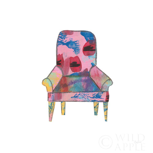 Mod Chairs VII Poster Print by Courtney Prahl # 64275