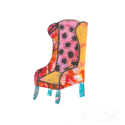 Mod Chairs IV Poster Print by Courtney Prahl # 64272