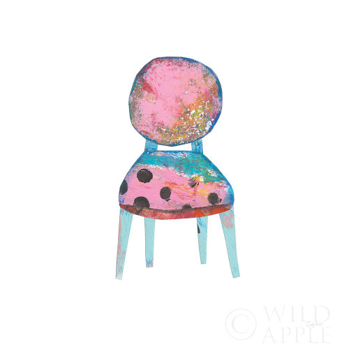 Mod Chairs V Poster Print by Courtney Prahl # 64273
