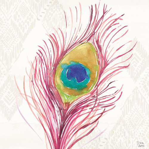 Peacock Glory VI Poster Print by Dina June # 65992