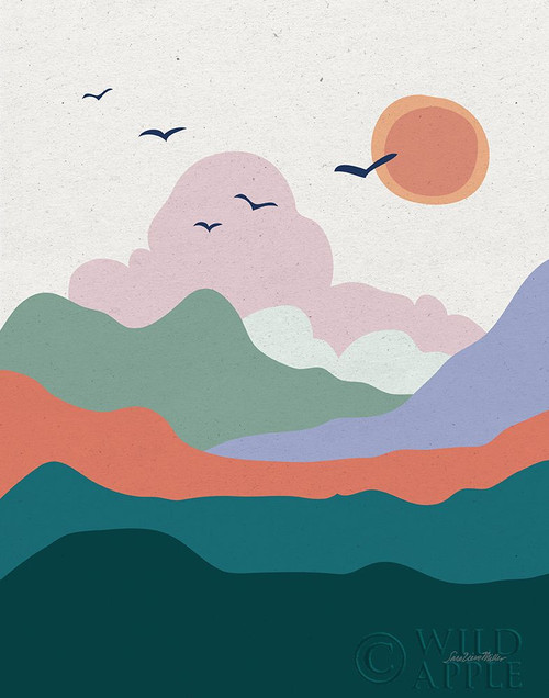 Hills and Valleys II Poster Print by Sara Zieve Miller # 65393