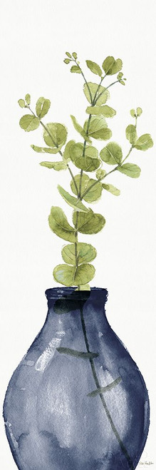 Mixed Greenery II Navy Poster Print by Lisa Audit # 63534