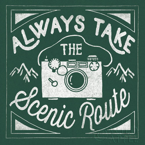 The Great Outdoors VIII Forest Green Poster Print by Laura Marshall # 63503