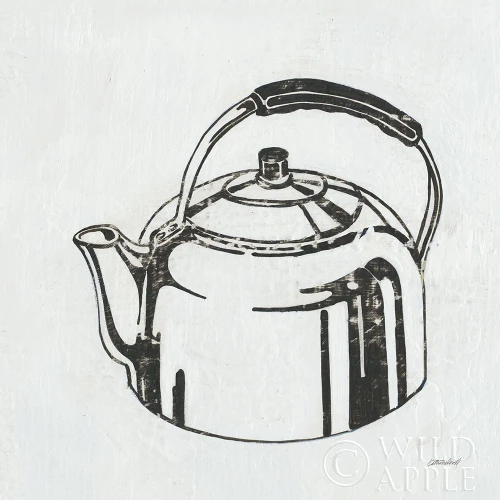 Retro Tea Kettle Poster Print by Kathrine Lovell # 63207
