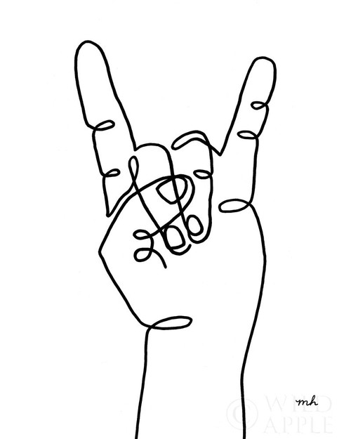 Happy Hands II Poster Print by Moira Hershey # 62634