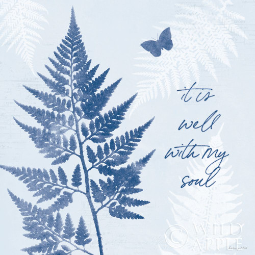 True Blue IV Poster Print by Katie Pertiet # 62864