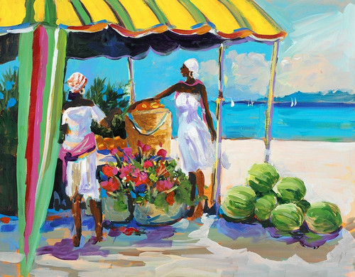 Tropical Fruits Poster Print by Jane Slivka # 6252B