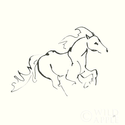 Line Horse II Poster Print by Chris Paschke # 62490