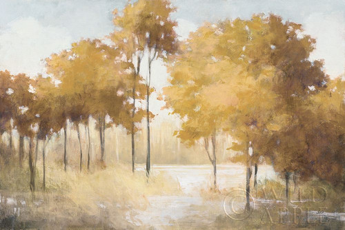 Autumn Lake Gold Poster Print by Julia Purinton # 62629