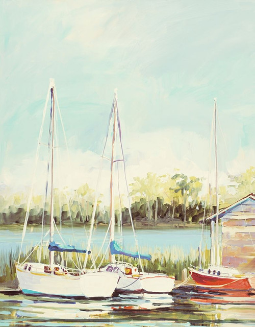 Sail Harbor Poster Print by Jane Slivka # 6248AA