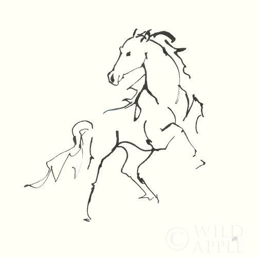 Line Horse IV Poster Print by Chris Paschke # 62492