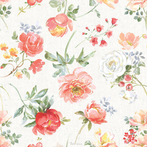 Floral Focus Pattern IA Poster Print by Beth Grove # 62336