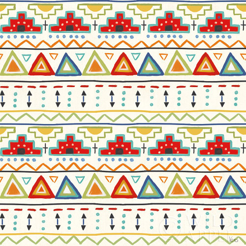 Tex Mex Fiesta Pattern VA Poster Print by Veronique Charron # 61943