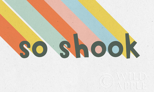 Rainbow Words IX Poster Print by Moira Hershey # 61739